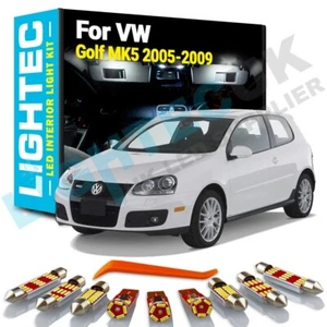 *Premium* High Power 17pc White LED Interior Light Upgrade Kit For VW Golf MK5 - Picture 1 of 4