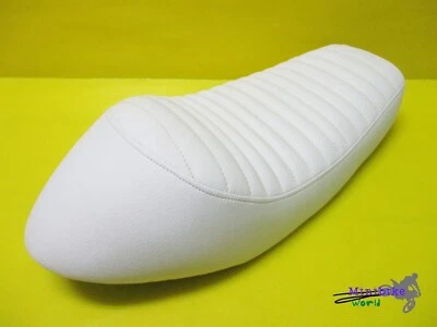 For Yamaha SR400 SR500  White Seat Complete + White Stitch  **mi3645** - Изображение 1 из 4