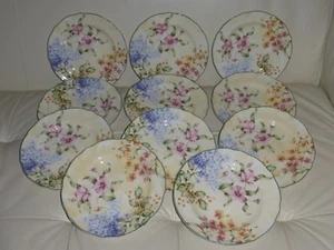 WESTBURY COURT CHRISTINA JESICA MCCLINTOC PORCELAIN FLORAL SET OF 11 SALAD PLATE - Picture 1 of 6