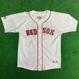 Majestic MLB Boston Red Sox Matsuzaka 18 Kids Baseball Jersey | Sz 14-16 - Picture 1 of 3