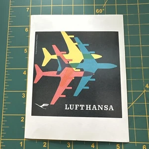 Adesivo da viaggio Lufthansa Airlines decalcomania - Foto 1 di 2