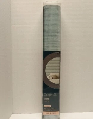 Papel tapiz extraíble azul santuario pelar y pegar Origin 21 18 pies X 20,5 pulgadas-4351018 Foto 1 de 4