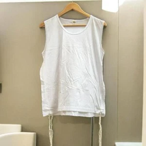 4 x koscher 100 % weiß jüdisch 100 % Baumwolle Israel Tzitzit Tsitsit Tallit Katan - Bild 1 von 16