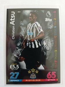 Topps Match Attax PREMIERE LEAGUE 2018/19 - #263 CHRISTIAN ATSU