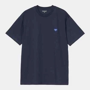Carhartt WIP S/S Heart II Harttt T-Shirt in Blue - Imagen 1 de 10