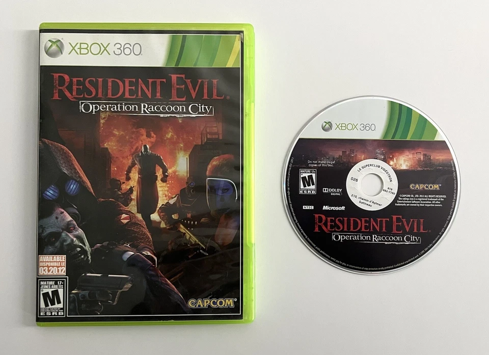 Resident Evil Operation Raccoon City - Microsoft Xbox 360 - No Manual - Image 1 of 1