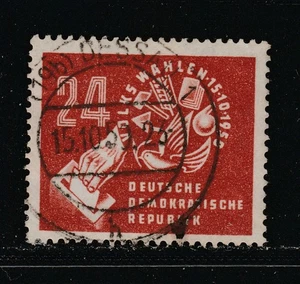 1950 East Germany (DDR) 24 Pfg National Election CV $14 - Bild 1 von 2