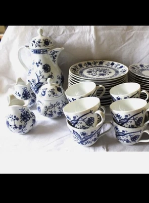 Kaffeeservice Seltmann-Weiden Zwiebelmuster - Bild 1 von 2