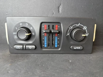 03-06 GMC ENVOY XL INTERRUPTOR DE CONTROL DE TEMPERATURA DE CALEFACCIÓN DE AIRE ACONDICIONADO OEM 15195333 Foto 1 de 3