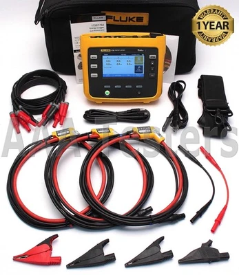 Fluke 1732 Three Phase Electrical Energy Power Logger Analyzer - Image 1 of 4