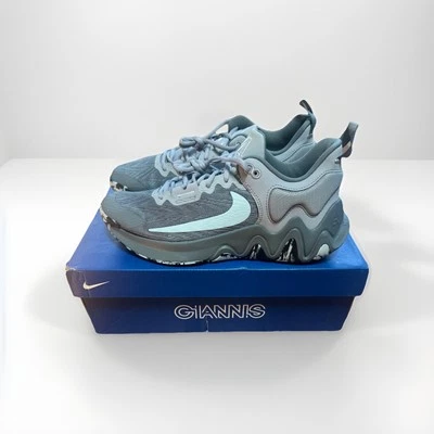 Nike Giannis Immortality 2 Grey Blue Basketball Shoes DM0825-004 Mens Size 10 - Image 1 of 4