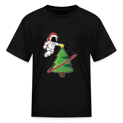 Camiseta para niños Astronauta Decoración Árbol de Navidad Diseño Espacial Foto 1 de 4