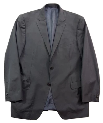 Ermenegildo Zegna 52R 42R black gray stripe blazer jacket sport suit coat wool - Image 1 of 4