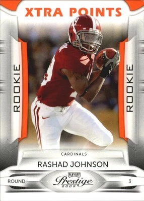 2009 Playoff Prestige Xtra Points Orange #193 Rashad Johnson /300 - FB - Image 1 of 2