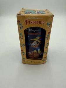 BK Disney Glass Rare Collectable Pinocchio Jiminy Cricket w/ Collector Pin!! - Picture 1 of 7