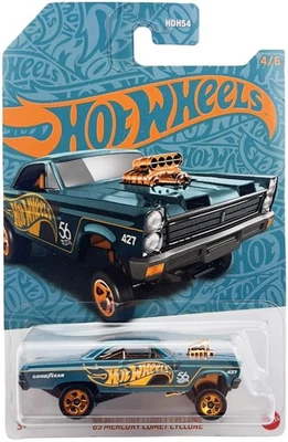 2024 Hot Wheels 56 aniversario '65 Mercury Comet Cyclone perla y cromo 4/6 Foto 1 de 2