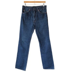 Jeans Levi's denim vintage anni 90 etichetta arancione made in USA 100% cotone 34x34, 32" - Foto 1 di 8