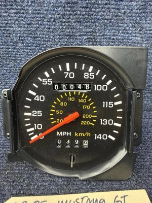 Ford Mustang 1983 1984 1985 1986 140 mph reconstruido velocímetro OEM Gt Lx 140 mph Foto 1 de 4