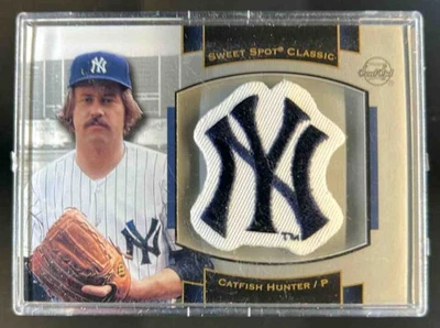 2003 Upper Deck Sweet Spot 经典鲶鱼猎人布贴卡 #P-CH2 洋基队 — 第 1/2 张图片