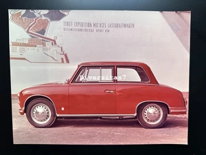 Groß Foto,  AWZ P 70 „Zwickau“ Pkw, Oldtimer, altes Messe Farb Foto, DDR - Picture 1 of 2
