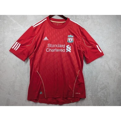 Liverpool 2010/2012 Home Football Kit Adidas Soccer Jersey Size XL - Image 1 of 4