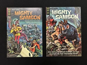 Lot 2 MIGHTY SAMSON Gold Key comics #3 & 5 1960s post apocalypse F/VF - Picture 1 of 2