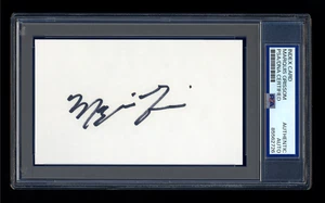 MARQUIS GRISSOM SIGNED MINT INDEX CARD PSA/DNA AUTOGRAPH ATLANTA BRAVES 1995 WSC - Picture 1 of 1