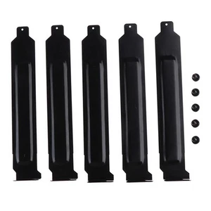 5 Pièces Couvercles de Fente PCI Support Métal Noir pour Fente PCI R4K54652 - Photo 1/8