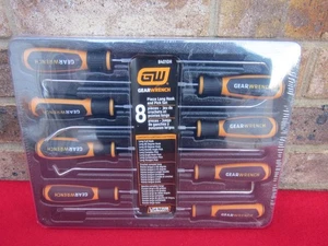 LLAVE DE ENGRANAJES 8 piezas Juego de ganchos largos y selectores con bandeja organizadora de caja de herramientas 84010H - Imagen 1 de 8