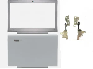For Lenovo Ideapad 700-15 700-15ISK LCD Back Cover Front Bezel Hinges White - Picture 1 of 4