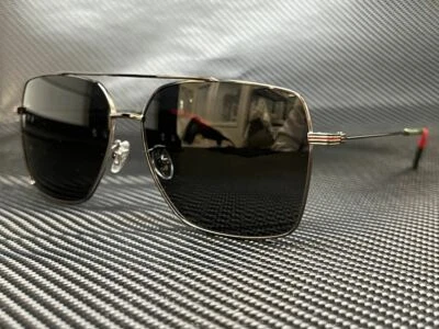 GUCCI GG1053SK 001 Ruthenium Square 61 mm Men's Sunglasses - Image 1 of 4