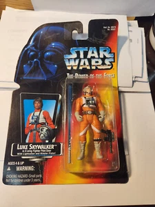 Star Wars 1995 Luke Skywalker X Wing Pilot Power of the Force Figure - Picture 1 of 4