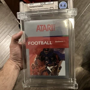 Atari 2600 RealSports Football Wata 9.6 sealed A++ Factory Sealed Graded - Picture 1 of 5