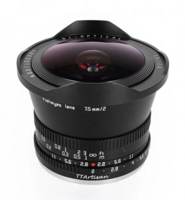 TTArtisan 7,5mm f2,0 Fisheye Nikon Z | TTArtisan Objektive für Nikon Z
