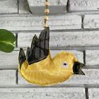 Recycled Fabric Bird Hanging Accent 12 Inch
