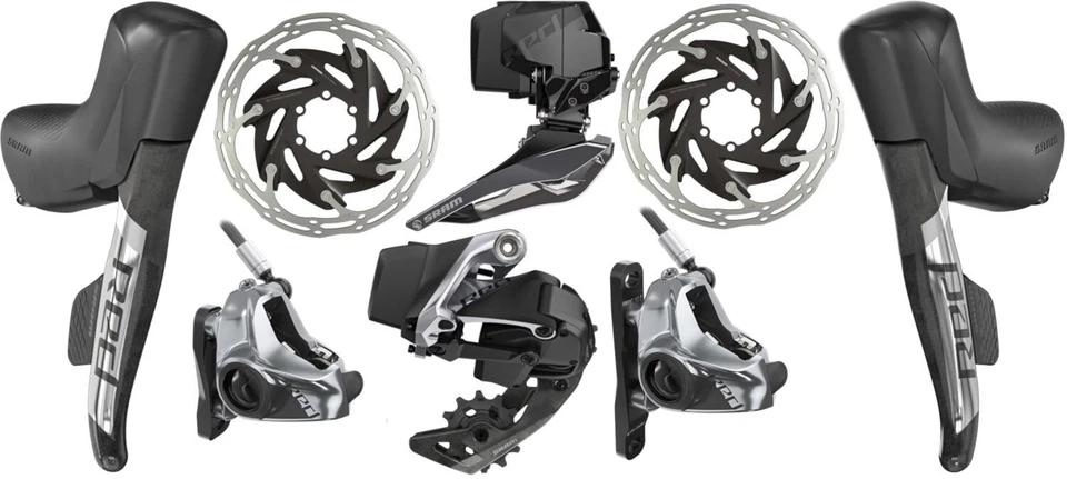 SRAM RED Etap AXS 2x D1 Electronic Hydraulic Flat Mount Groupset - Image 1 of 1