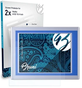 Bruni 2x Schermfolie voor Nodka A102 10.4 Inch Screen Protector - Photo 1/4