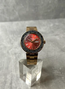 Stunning Multifunctional RAKETA WORLD TIME Soviet watch Day/Date gold-plated 70s - Picture 1 of 13