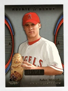 2004 SP Game Used Patch #100 Jake Woods Anaheim Angels ROOKIE DEBUT /375 - Picture 1 of 2