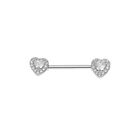 Piercing Nipple Bars Rhinestone Nipple Stud Body Jewellery Papillary Nail 1PC