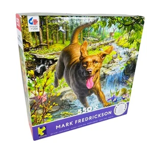 Ceaco Mark Fredrickson Puzzle Chocolate Lab 550 Pieces Complete - New - Picture 1 of 9