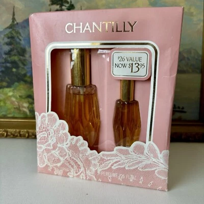 De Colección Chantilly Perfumes Parquet Spray Niebla y PERFUME Spray Set de Regalo NUEVO Antiguo Stock Foto 1 de 4