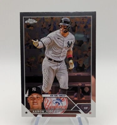 Aaron Judge 2023 Topps Chrome Lids Mitchell & Ness Exclusive #23-2 Yankees - Image 1 of 2
