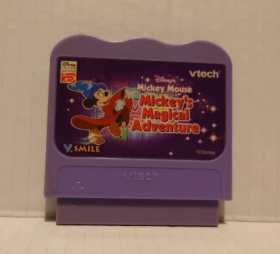 Vtech Vsmile learning system Mickey's Magical Adventure game tested & works fine - Image 1 of 3