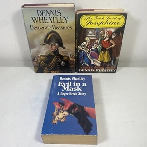 3 Lot Dennis Wheatley- The Dark Secret of Josephine, Evil in a Mask, +1 - Picture 1 of 16