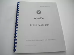 1961 BMW Isetta Automolible Parts Manual-NEW - Picture 1 of 7