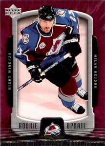 2005-06 Upper Deck Rookie Update Milan Hejduk #26
