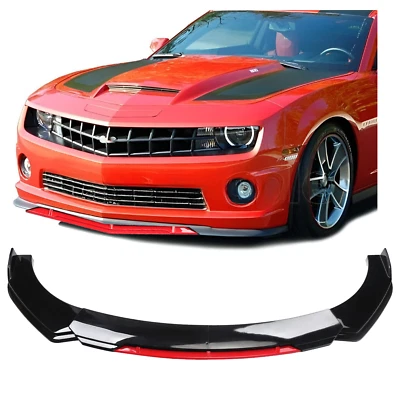 For Chevrolet Camaro SS Front Bumper Lip Splitter Lower Spoiler Body Kit Red Foto 1 de 4