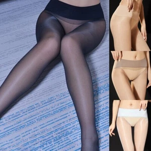 Glänzende Strumpfhose Damen perlglänzend glänzend durchsichtig Strumpf - Picture 1 of 22