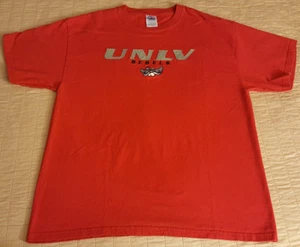 UNLV Rebels T Shirt L Large EUC NCAA Football University Las Vegas Rebel INV850 - Picture 1 of 7